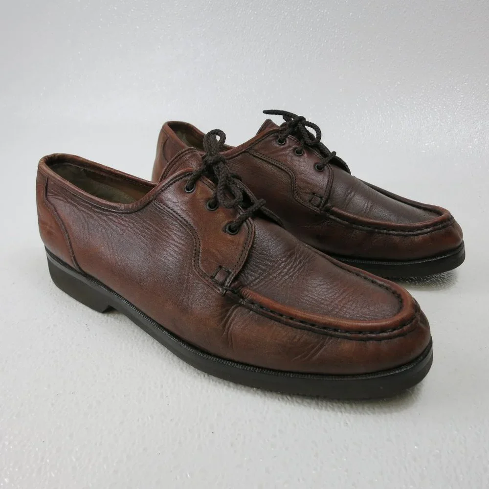 Clarks Oil Tanned Leather Casual Dress Oxfords Footwear Men's Italy Size 10.5 M